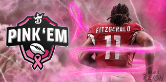 DraftKings in the ‘pink’ with Larry Fitzgerald First Down charity fund