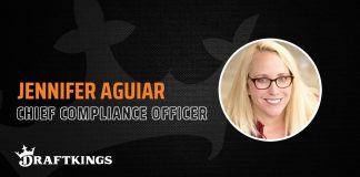 DraftKings has named Jennifer Aguiar as its new Chief Compliance Officer. She will report directly to DraftKings' co-founder, CEO and Chairman Jason Robins.