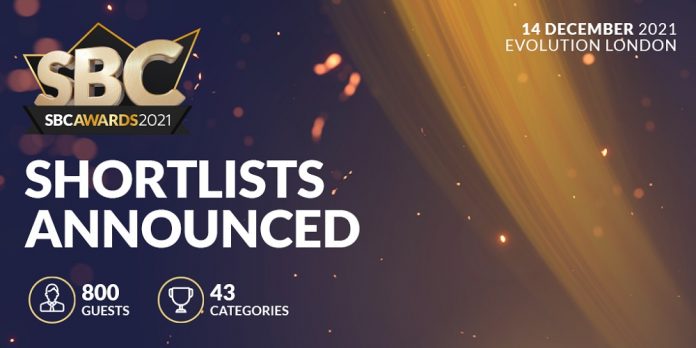 bet365, Betsson Group, FanDuel, Kaizen Gaming, and LeoVegas are among the major companies to feature on the SBC Awards 2021 shortlists announced today.