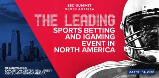 SBC Summit North America conference and tradeshow for the sports betting and igaming industry is set to return to New Jersey on July 12-14, 2022.