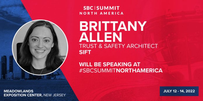 Sift's Brittany Allen at SBC Summit North America