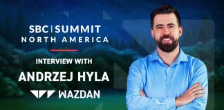 As SBC Summit North America gets underway today, Andrzej Hyla, Chief Commercial Officer at Wazdan, sat down to discuss the opportunities available to studios across the different US jurisdictions, how innovation is driving everything that Wazdan does, and how the Summit can help the igaming studio connect with new customers and reach new players