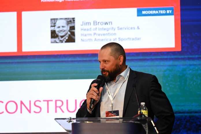 Collaboration and proactive education initiatives around the potential risks of sports betting can help form the basis of a holistic athlete wellbeing program, according to Jim Brown, Sportradar’s Head of Integrity Services & Athlete Wellbeing for North America.