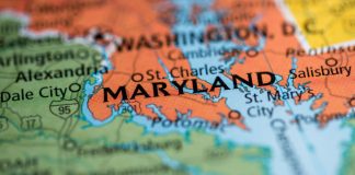 Map of Maryland