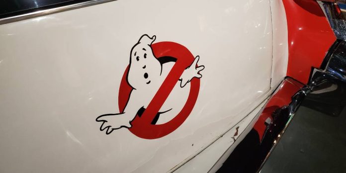 Ghostbusters logo branded slot game
