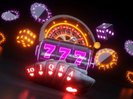 Neon casino items