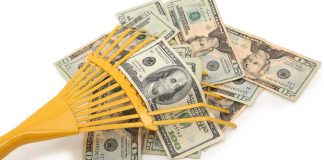 Rake pulling in cash