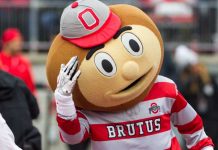 Ohio State University Buckeye mascot