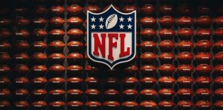 NFL ball and logo
