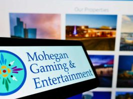 Mohegan Gaming sign