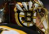 NHL Boston Bruins hockey helmet