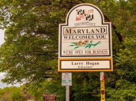 Maryland sign