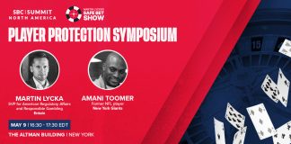 Live Safe Bet Show at SBC Summit North America to feature Amani Toomer Safe Bet Show Martin Lycka Amani Toomer