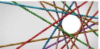 New AGA research shows gaming diversity outpacing national average Different color threads intertwined together on white background