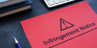 Patent Infringement notice