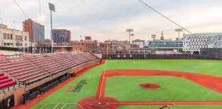 Cincinnati baseball coach latest to exit as college sports betting scandal brews university of Cincinnati baseball field