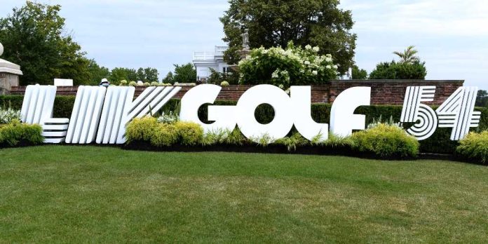 LIV Golf sign