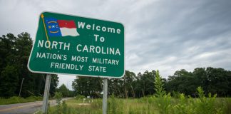 North Carolina sign