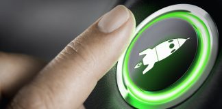green rocket button