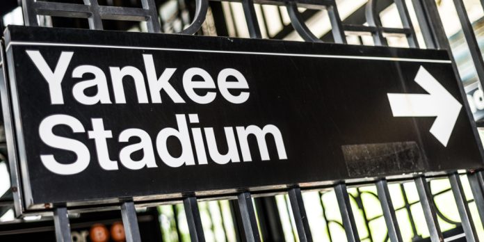 Yankee Stadium sign