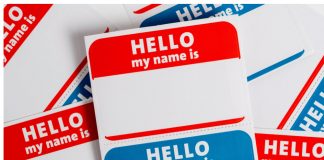 Hello my name is name tags