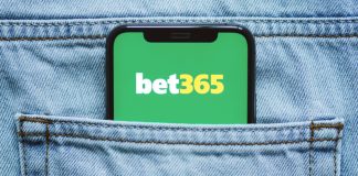 bet365 logo on phone