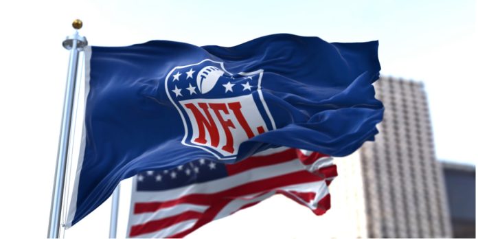 NFL and US flag