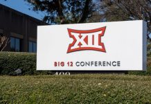 Big 12 Conference sign