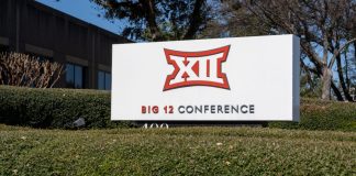 Big 12 Conference sign