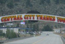 Central City CO sign