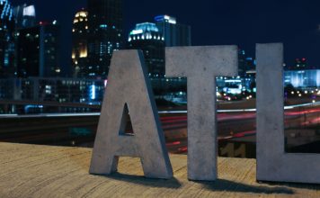 ATL sign in Atlanta, Georgia