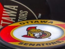 Ottawa Senators puck