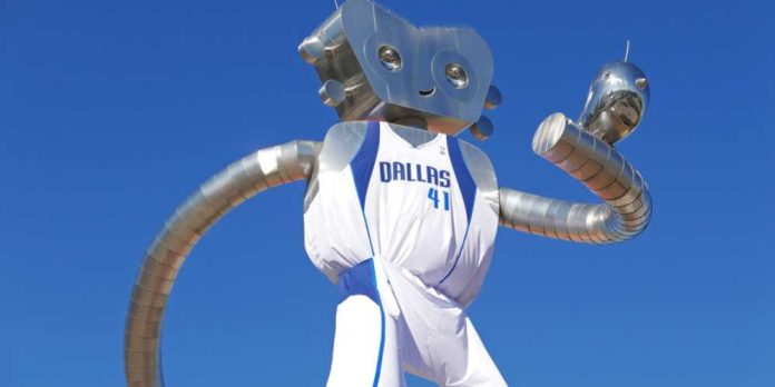 Dallas Mavericks robot