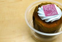 Great Place to Work cupcake