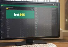 Bet365 desktop site on a computer