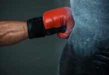 Boxing glove punching bag
