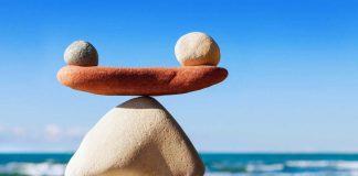 Affiliates discuss the balance between profit and problem gambling Rocks arranged conveying balance