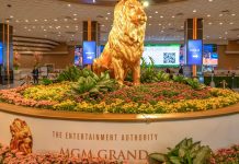 Gold MGM Grand Lion