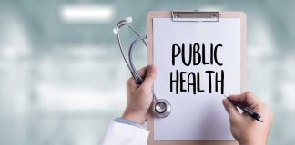 New federal legislation seeks to make gambling a public health issue Doctor holds up clipboard that says public health