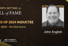 John English Sports betting Hall of Fame
