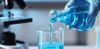 Rebranded WSOP Online adds shared liquidity from Michigan Vial pouring liquid into beaker