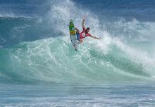 surfer competing