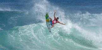 surfer competing