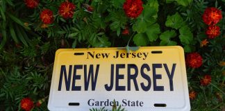 New Jersey plate