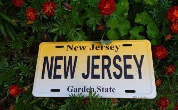 New Jersey plate
