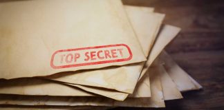 Top Secret envelopes
