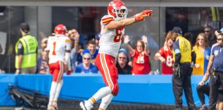Missouri residents narrowly approve measure legalizing sports betting Travis Kelce of Kansas City Chiefs