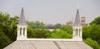 Teh Twin Spires of Churchill Downs horse racing track