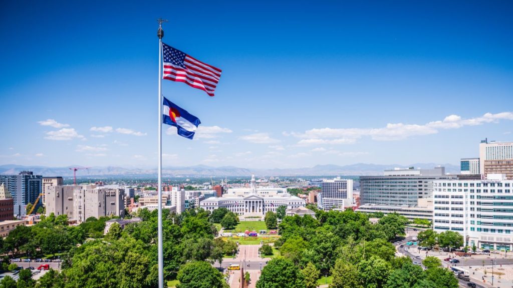 A view of Denver, Colorado, where sportsbooks will no longer be able to deduct free bets as of July 2026