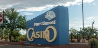 White Hat Gaming to power Bet Desert Diamond statewide in Arizona A sign for Desert Diamond Casino, which has partnered with White Hat Gaming